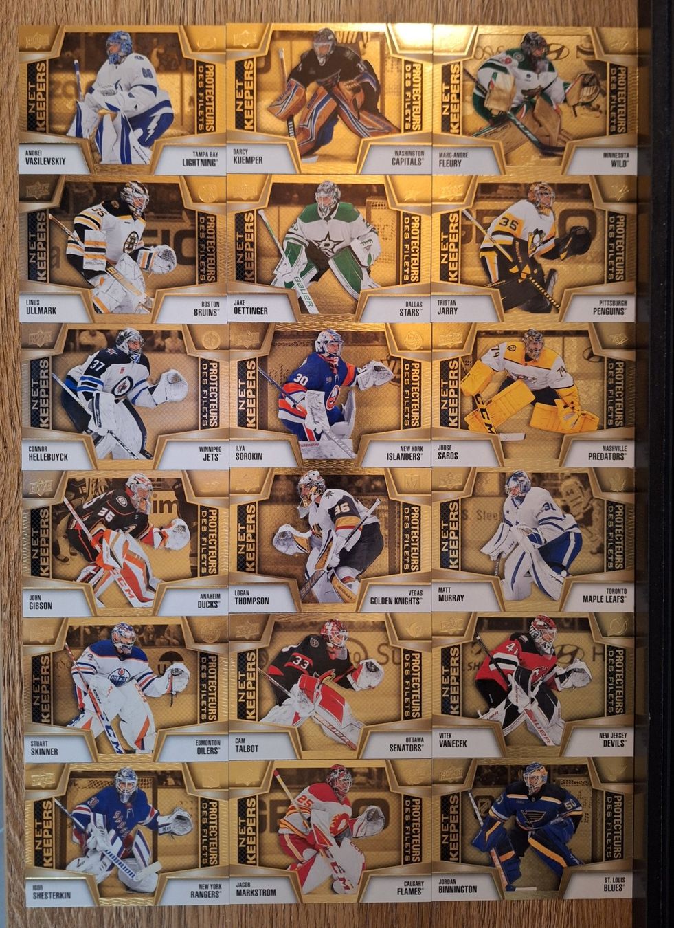 NHL Carte collezionabili: Complete collection set 18 cards Keepers NHL – Nuovo (secondo la descrizione) da Lostallo venduto da Caps14