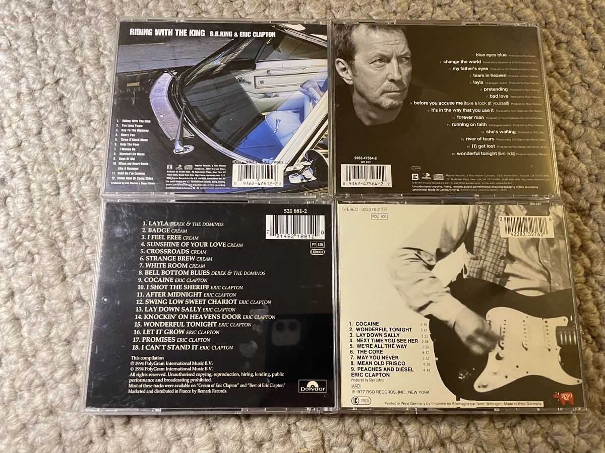 CD: B.B.King/Eric Clapton + 3x Eric Clapton  – Usato da Reinach AG venduto da trigger7811 2