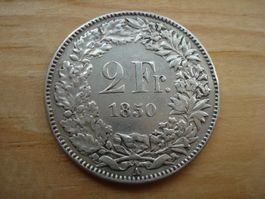 (G) 2 Franken 1850