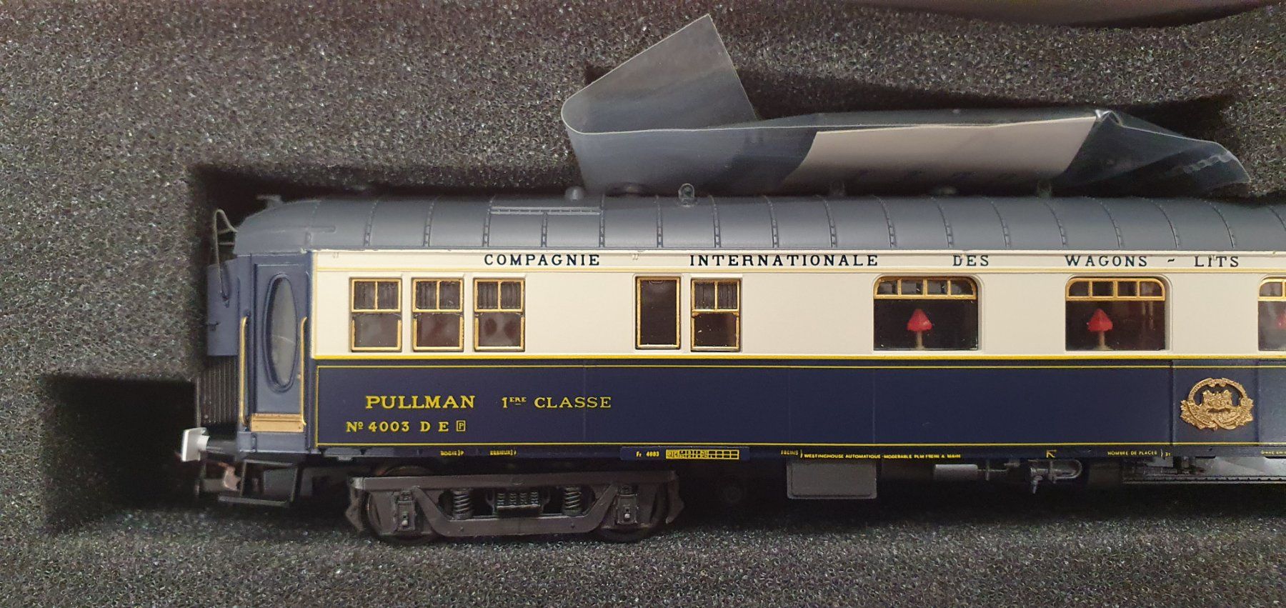 Rivarossi Modellini di ferrovie: Rivarossi 3634 CIWL Pullman WSPc 4003DE Fleche d'Or – Nuovo e nell'imballaggio originale da Würenlos venduto da jub_nd5j 3