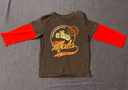 Gee Jay Shirt, Grösse 86-92, Motorrad, Langarm, Top!
