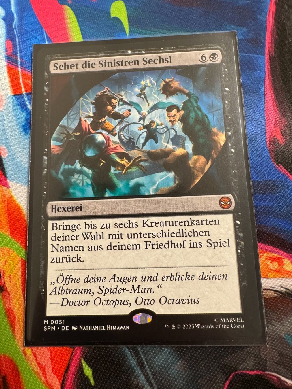 Magic The Gathering Carte collezionabili: Sehet die Sinistren Sechs! - Marvel's Spider-Man - Magic – Nuovo (secondo la descrizione) da Bülach venduto da Pfrenzel