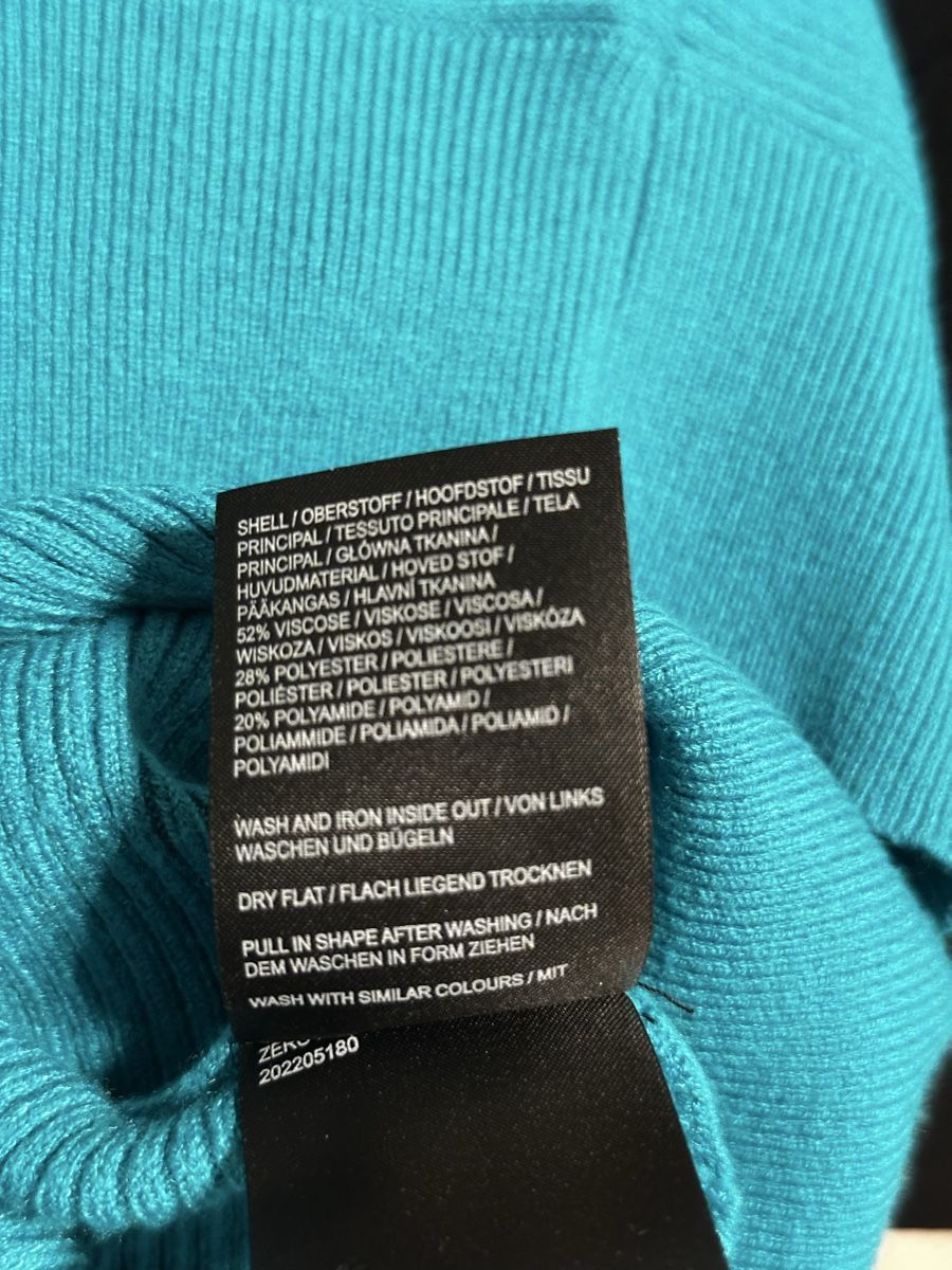 Pulls & Sweat-shirts: ZERO Strickpullover, Gr. 42, Petrol-Blau-komplett neu! – Neuf (Voir description) à Eglisau par Brewster1 4