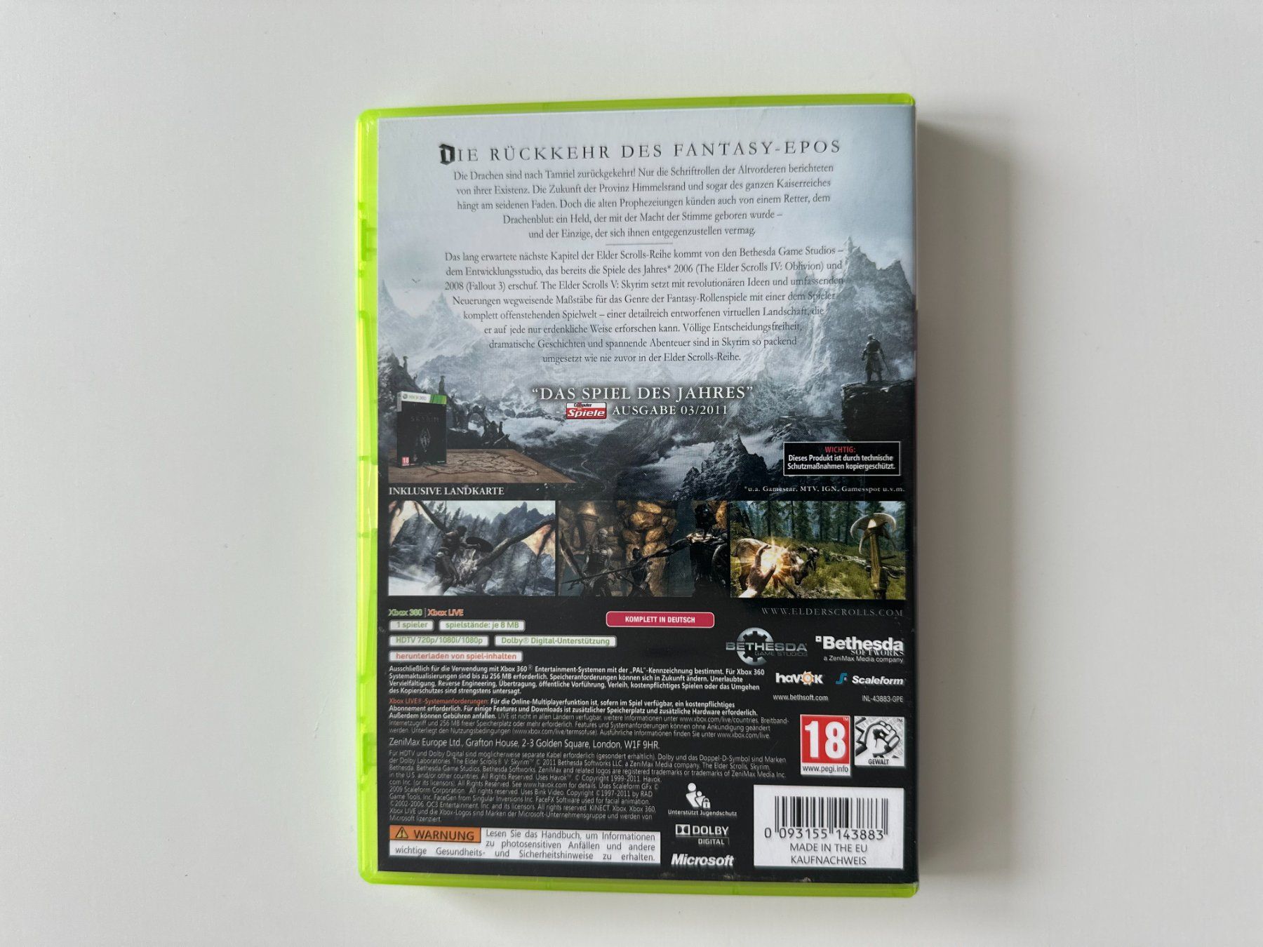 Microsoft Giochi: The Elder Scrolls V: Skyrim, Xbox 360 – Usato da Couvet venduto da Aura_aura 2