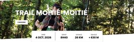 2 dossards pour le trail moitié-moitié (Morat-Fribourg)