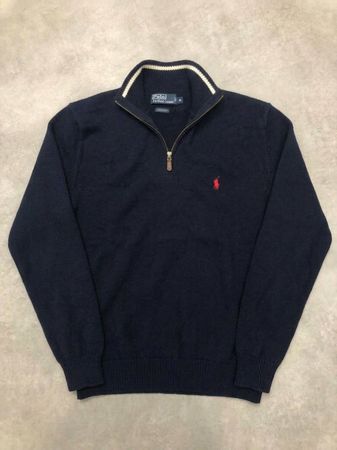 Pull Half zip 1/4 zip Ralph Lauren  📐| Taille : M