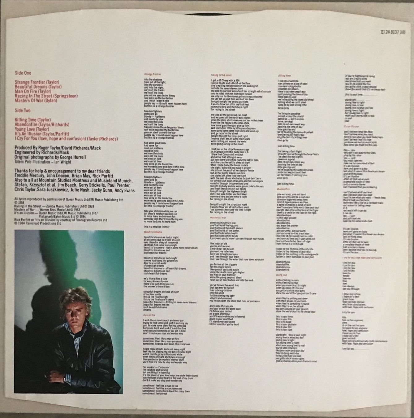 Schallplatten: QUEEN / ROGER TAYLOR - STRANGE FRONTIER - 33 Tours – Gebraucht aus Bussigny von vinyl-pas-cher 4
