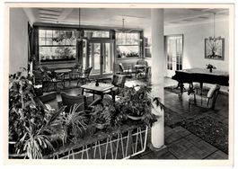 St. Gallen, Kurhaus Oberwaid, Musikzimmer, gelaufen 1962