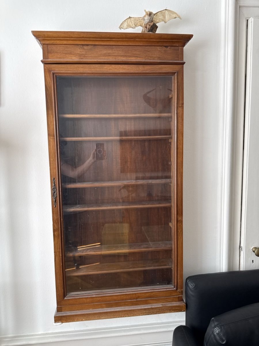 Vitrinen: Tolle, antike Vitrine, Nussbaum – Gebraucht aus Basel von Ramses1179 1
