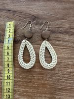 Ohranhänger aus Holz und Rattan, Sommer Must-have!