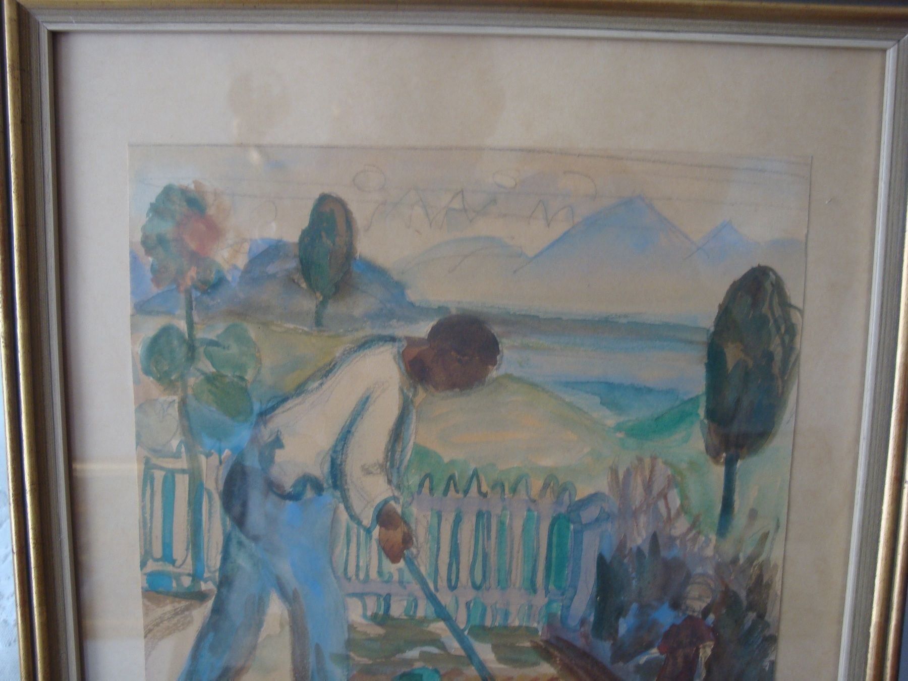Foto & Immagini: Aquarell, u.Glas gerahmt,  Robert Schär – Usato da häusernmoos venduto da buc_8ftk 2