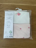 2 Baby Bodys Smile Grösse 74/80 Erdbeeren neu in OVP