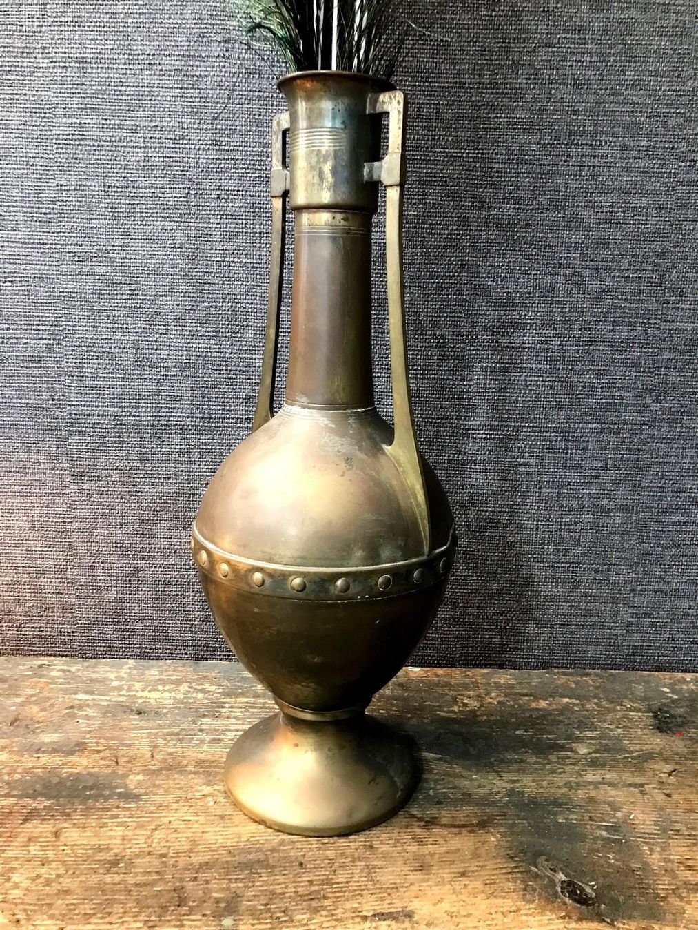 Vasi & Recipienti: Grosse Vase Art Deco Messing  60cm hoch – Usato da Laufenburg venduto da industrial-silence 4