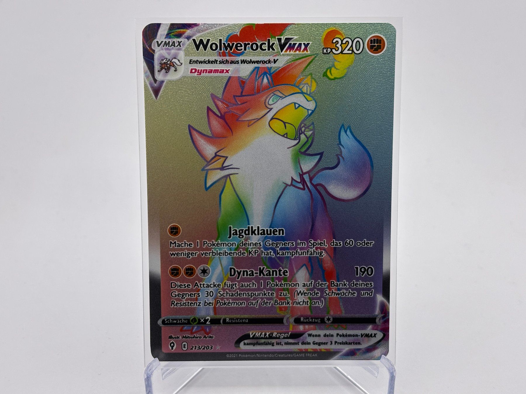 Pokémon Carte collezionabili: Drachenwandel - Wolwerock VMAX  (EVS 213) - DE – Nuovo (secondo la descrizione) da Allschwil venduto da Bullach