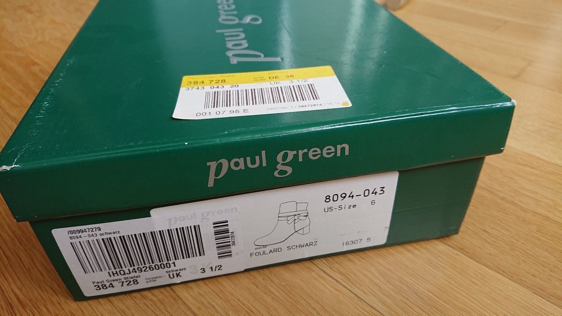 Paul Green Scarpe da donna: Paul Green Damen Stiefelette  3 1/2 – Nuovo e nell'imballaggio originale da Bottmingen venduto da Malina_Outlet 6