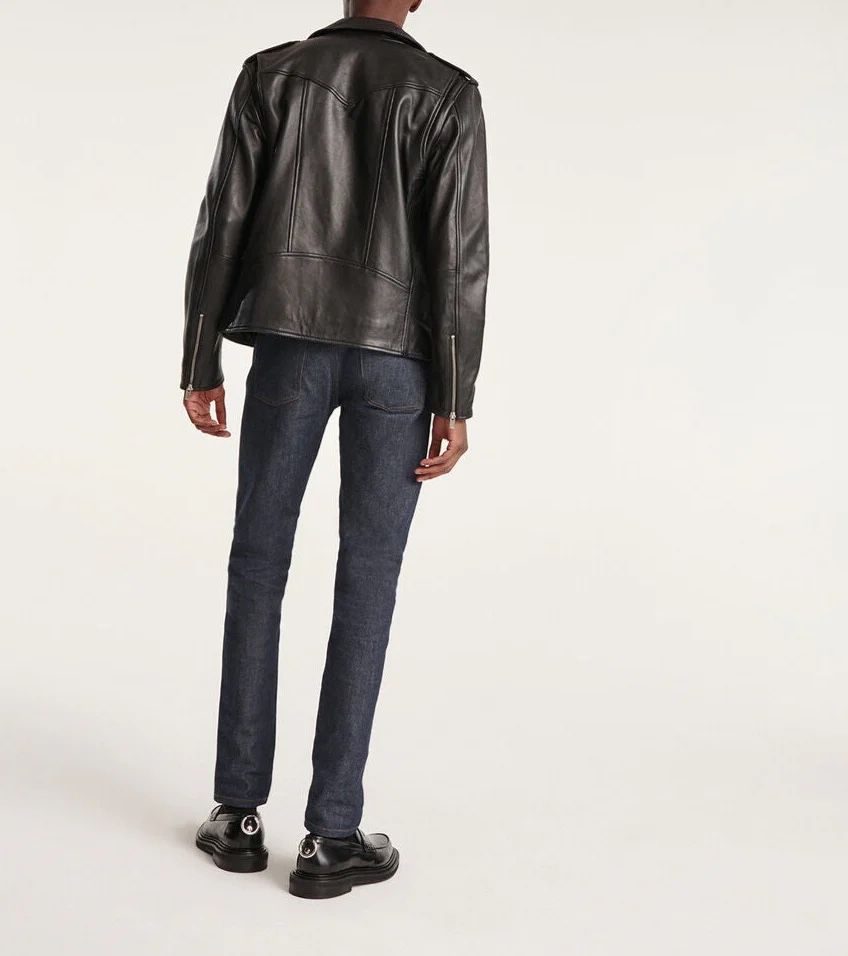 Kooples Giacche: Kooples Schwarze Leder-Bikerjacke, Grösse L – Usato da Zürich venduto da acrossbridges 6