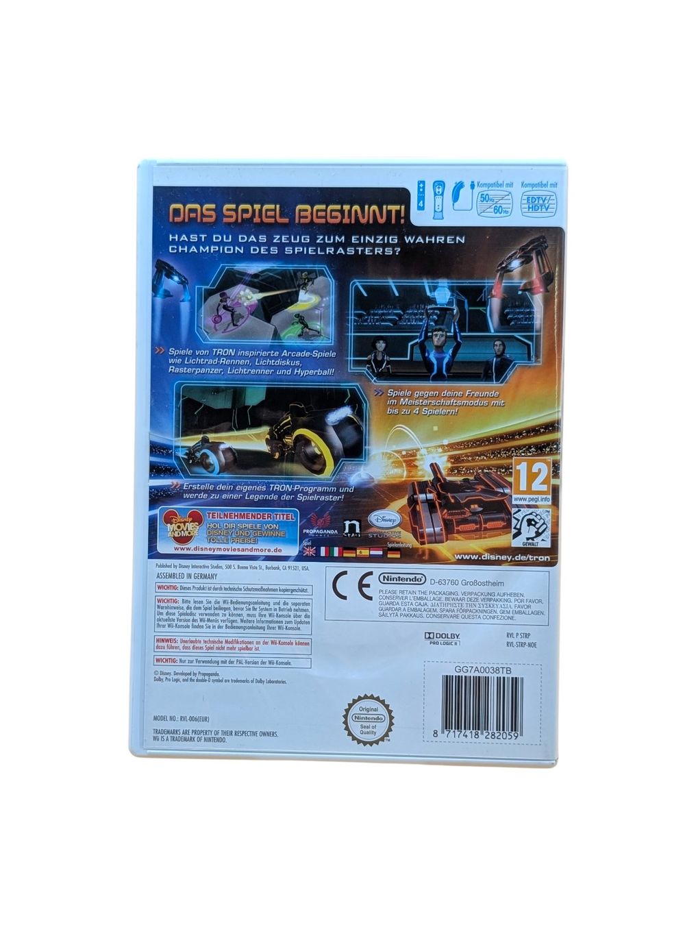 Nintendo Giochi: Tron: Evolution – Battle Grids Nintendo Wii – Usato da Domat/Ems venduto da IsseldorsShop 1