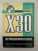 Original Puch X30 Betriebsanleitung TS32/1-64.4d