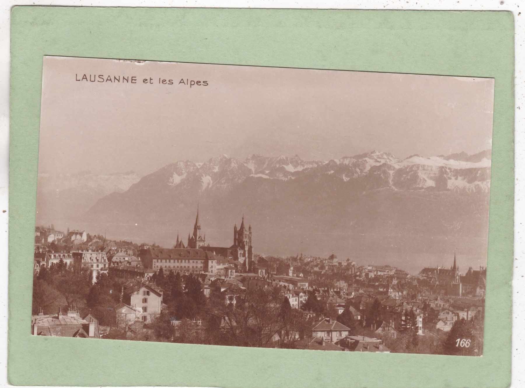 Cartoline postali: Lausanne et les Alpes – Usato da Herisau venduto da Lisegrat2008