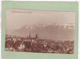 Lausanne et les Alpes