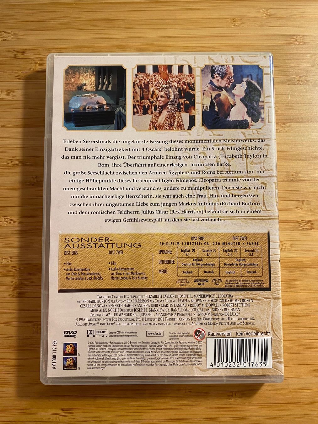 Tutti i DVDs: Cleopatra – Usato da Zürich venduto da Wim-Broccoli 1