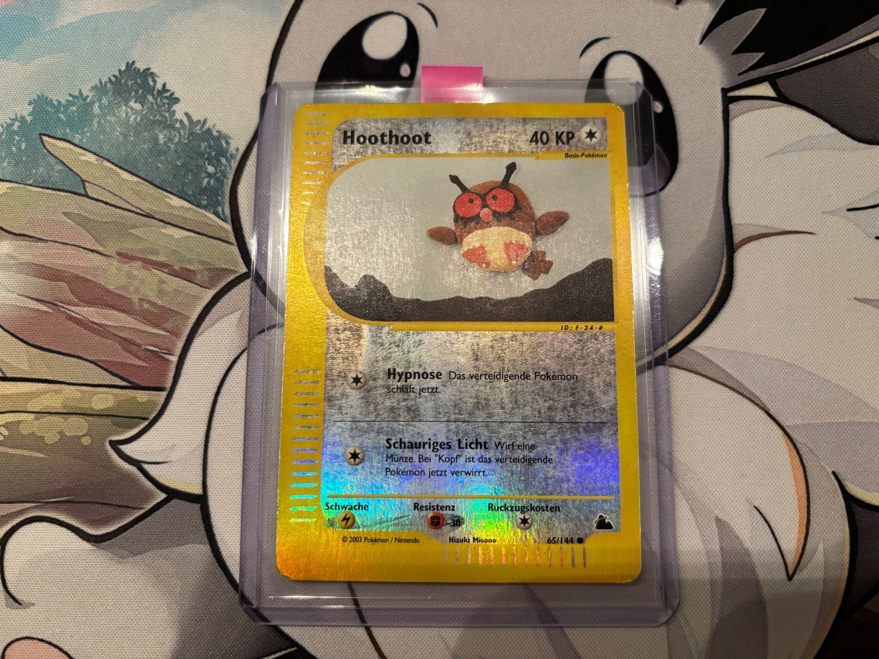 Pokémon Sammelbilder & Trading cards: 2003 POKEMON Hoothoot Reverse Holo Skyridge 65 – Gebraucht aus Wilen (Sarnen) von Seeungeheuer