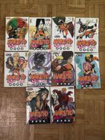 Lot 10 Mangas Naruto Kana volumes divers état correct