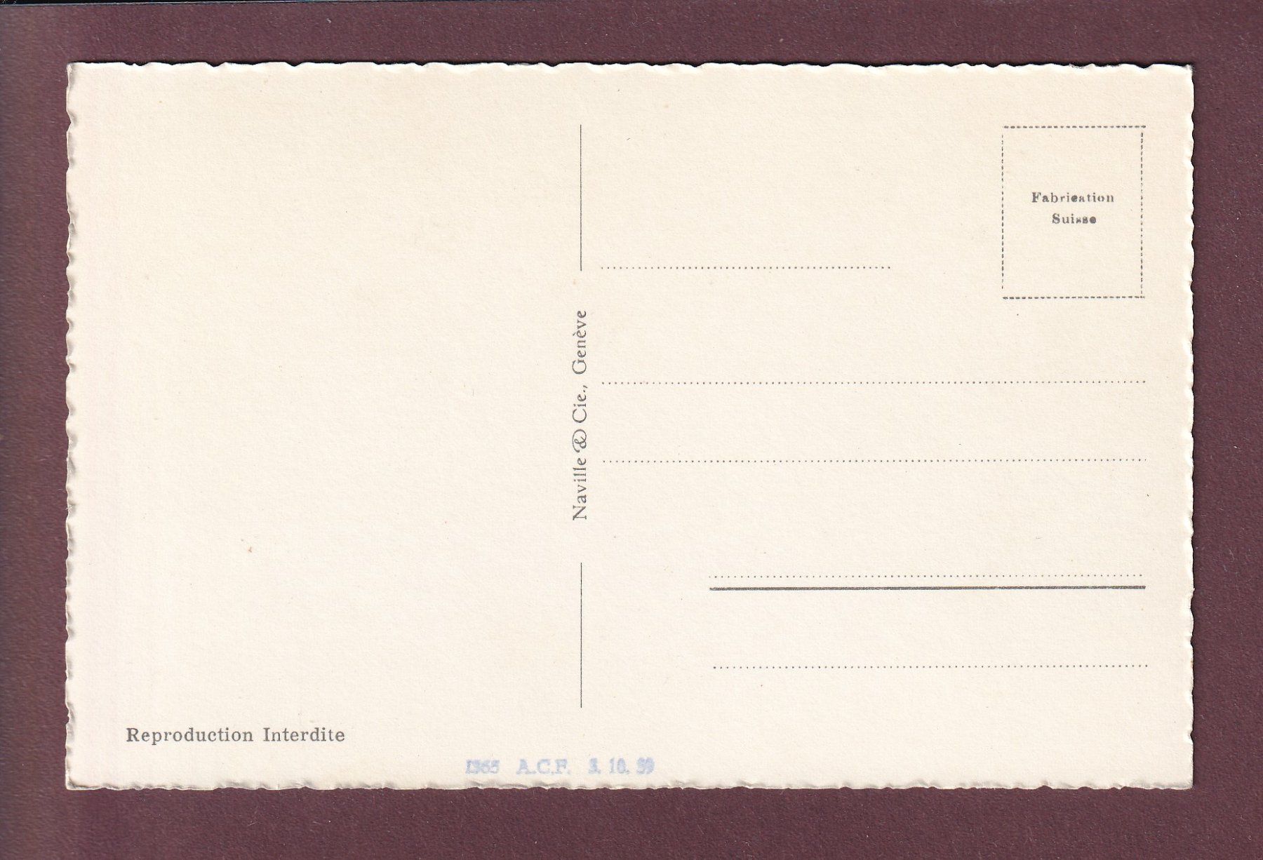 Ansichtskarten: Staffelalp - CERVIN – Gebraucht aus Pully von nicecards 1