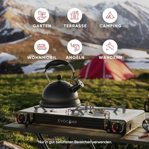 Cucine: Gaskocher 2-flammig Piezozündung Camping – Nuovo e nell'imballaggio originale da Hundwil venduto da pac_6jh8 6
