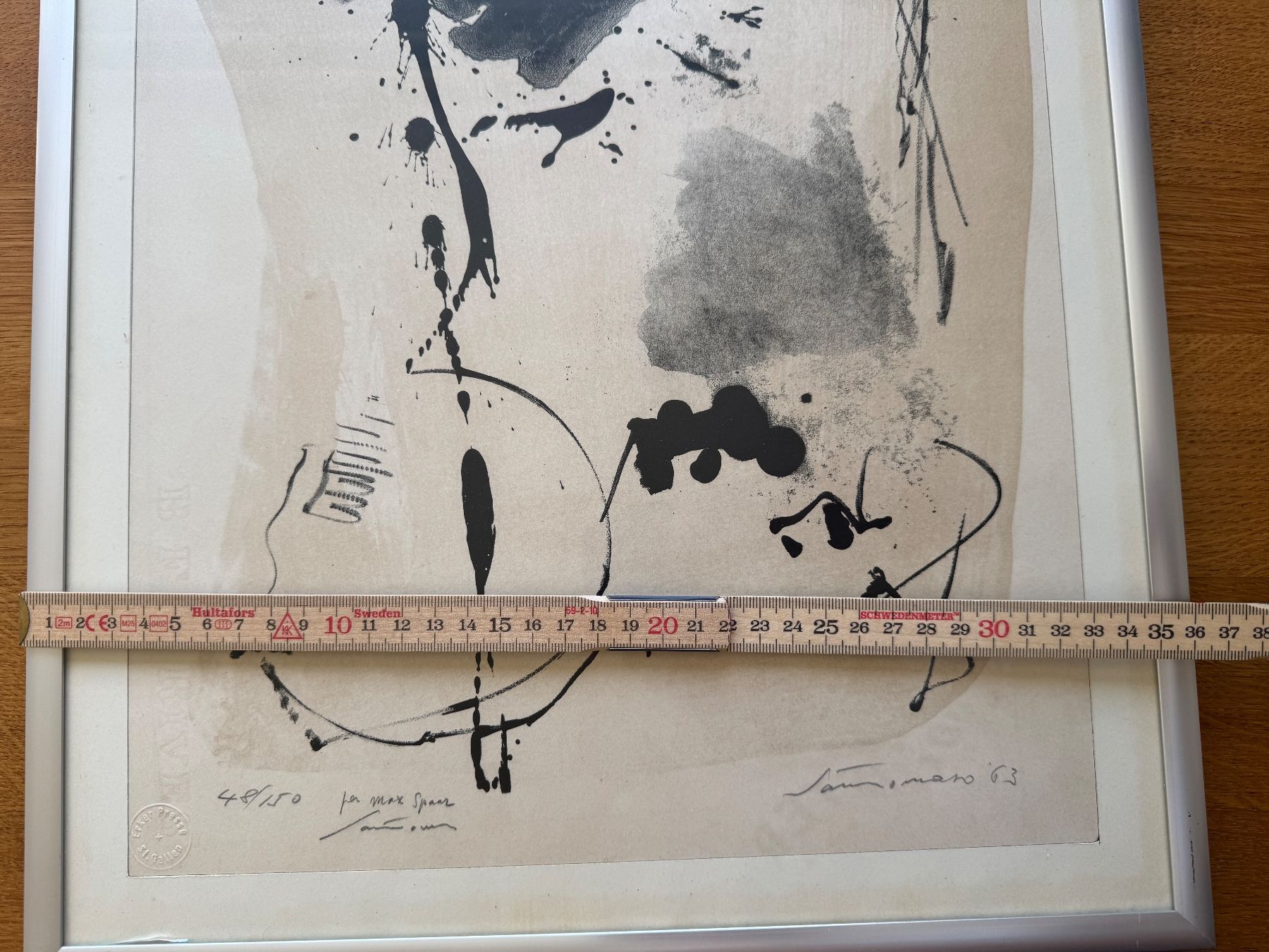 Grafiken & Lithographien: Lithographie von Giuseppe Santomaso – Gebraucht aus Gais von oliverz 3
