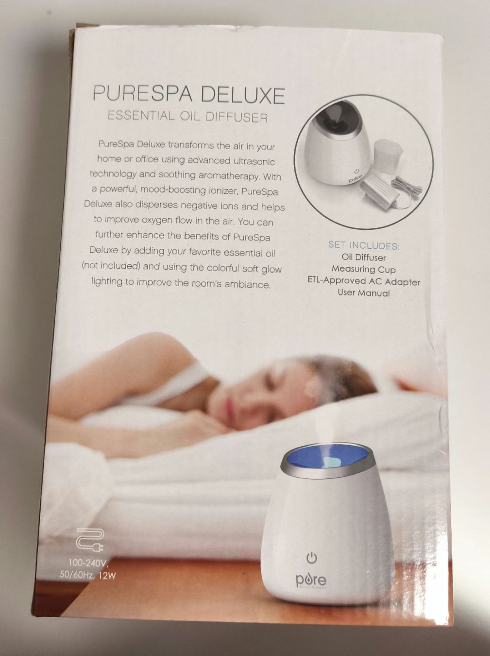 Diffusori di oli essenziali: Pure Enrichment Purespa Deluxe Diffuser, Duft Zerstäuber – Usato da Winterthur venduto da leovale 3