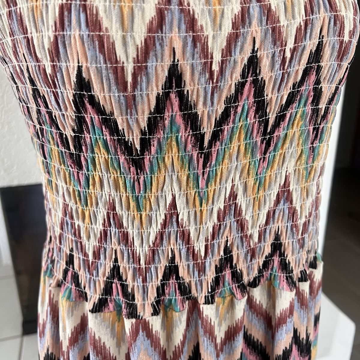 Vestiti: Maxikleid Zickzackmuster Gr. L – Usato da Seon venduto da Sunny-Schmuck78 2