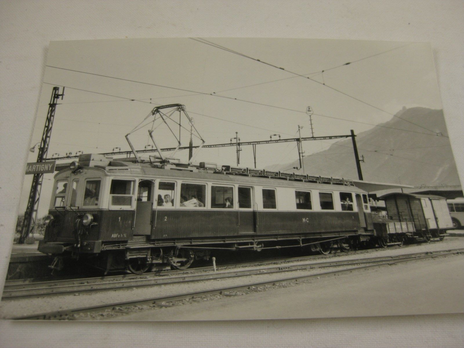 Cartoline postali: AK MC Triebwagen in Martigny CFF – Nuovo (secondo la descrizione) da Malters venduto da Marosko