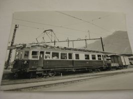 AK MC Triebwagen in Martigny CFF