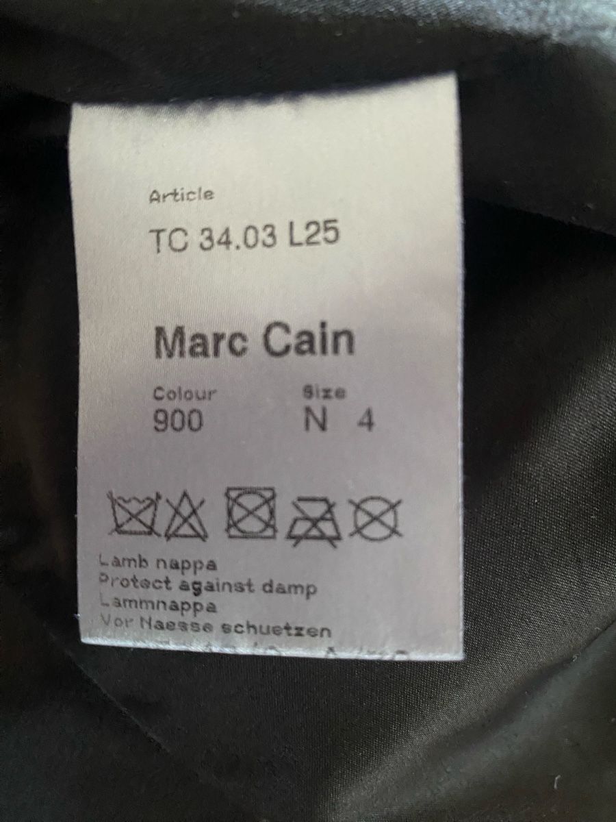 Marc Cain Jacken: Marc Cain Lederjacke Gr. N 4, echtes Lammnappa Leder. – Gebraucht aus Matten b. Interl von Kings-Fashion 8