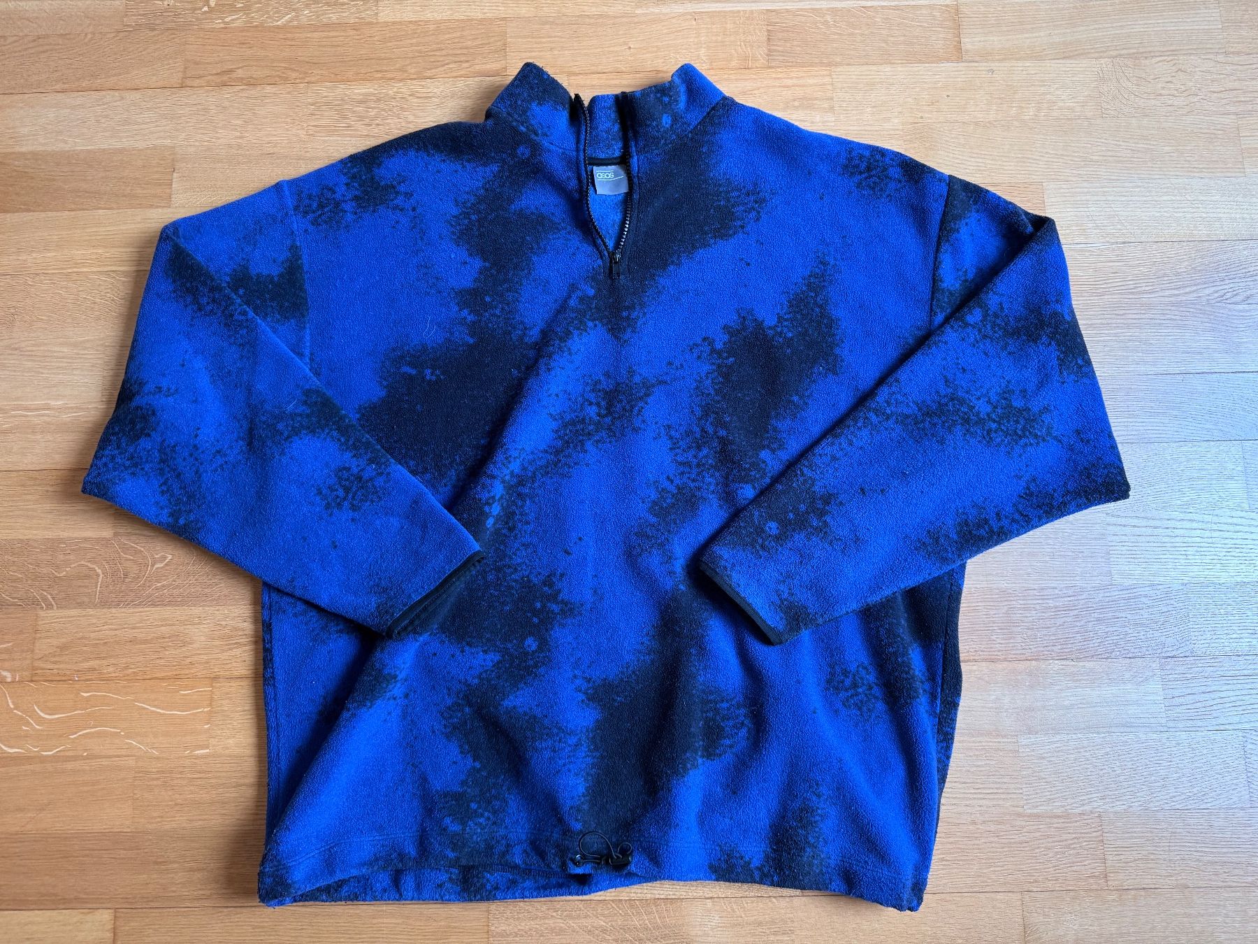 Giacche: Fuzzy Halfzip Jacke Blau und Schwarz – Usato da Zürich venduto da Basilou98 2