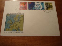 DDR FDC 1968, Z-Druck Weltwetterüberwachung