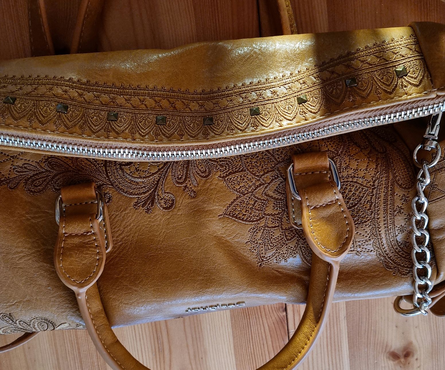 Desigual Taschen für Damen: Desigual Handtasche, neu, senffarben, – Neu und originalverpackt aus Lyssach von Edelweiss3000 1
