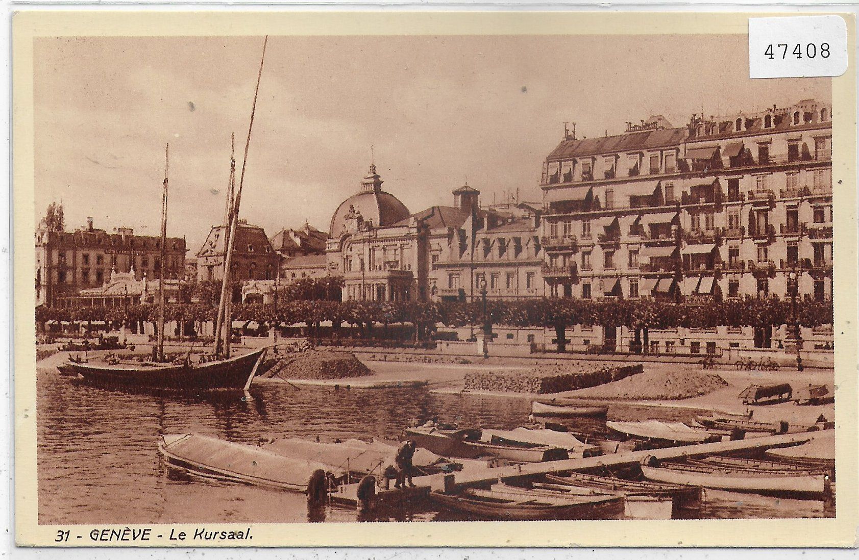Cartoline postali: Geneve - Le Kursaal – Usato da Ettingen venduto da Kartenplanet