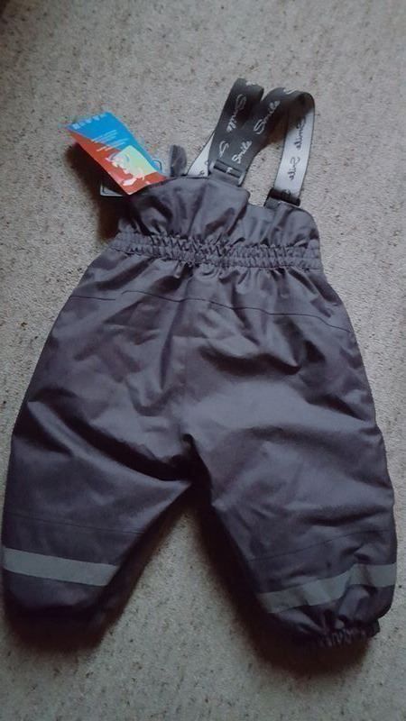 Pantaloni: Skihose, Winterhose, Schneehose 68 neu, grau oder pflaume – Nuovo e nell'imballaggio originale da Schönengrund venduto da Liane63 3