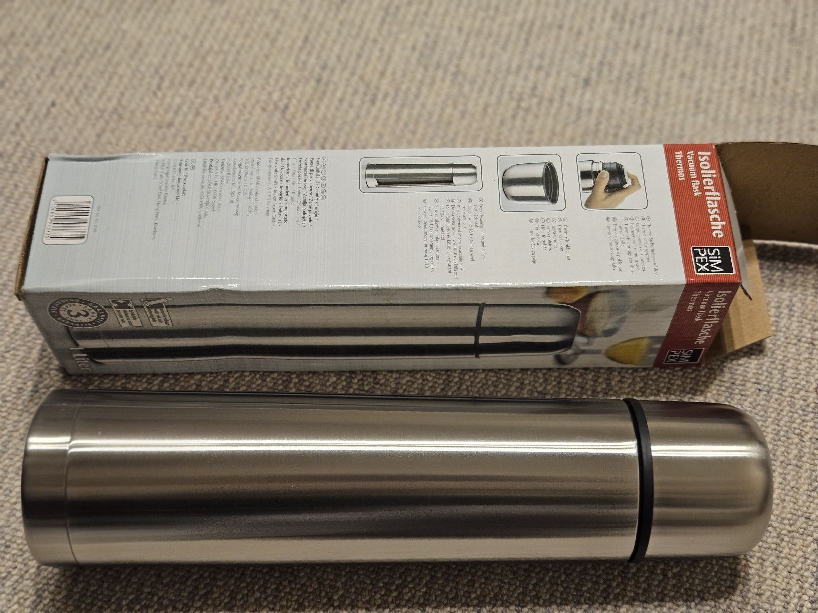 Borracce & Thermos: Simpex Isolierflasche 1 Liter - Neu – Nuovo e nell'imballaggio originale da Rheineck venduto da Eulalia40 1