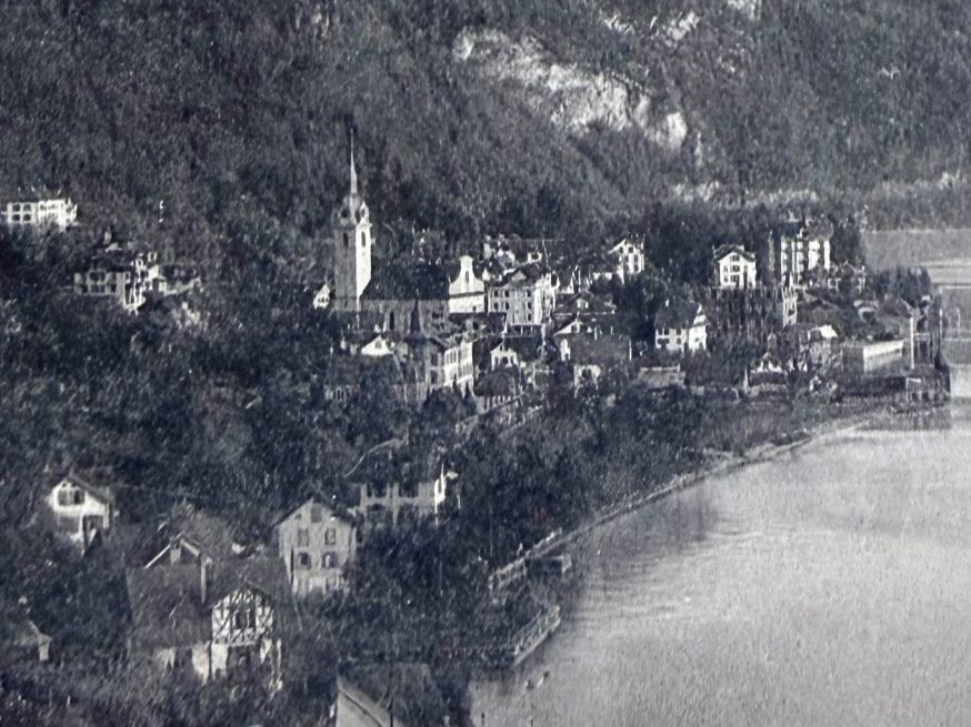 Cartoline postali: Vitznau - Panorama 1926 – Usato da Lutry venduto da Ediego 2