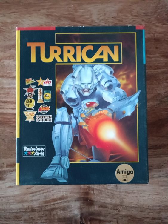 Turrican (Anthology) aluminium plate / art card - Strictly Limited