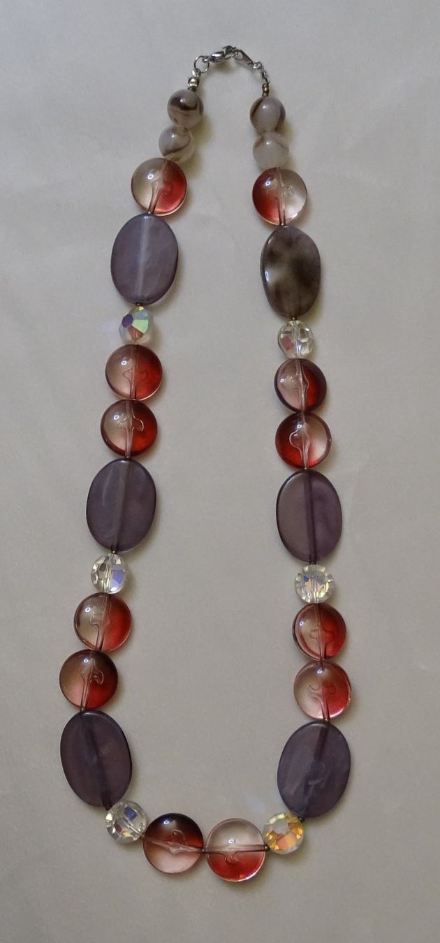 Catenine: ***TOP*** Perlenkette Rot-Braun ***TOP*** – Usato da Zofingen venduto da Felix459 1