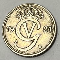 25 Öre - Gustaf V - Sweden - 1921