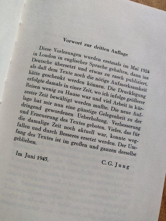 Carl Gustav Jung C. G. Psychologie Erziehung Vorwort 1945 Kaufen auf Ricardo