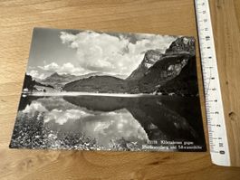 Ansichtskarte Klöntalersee Glarus schwarzweiss ungelaufen📯
