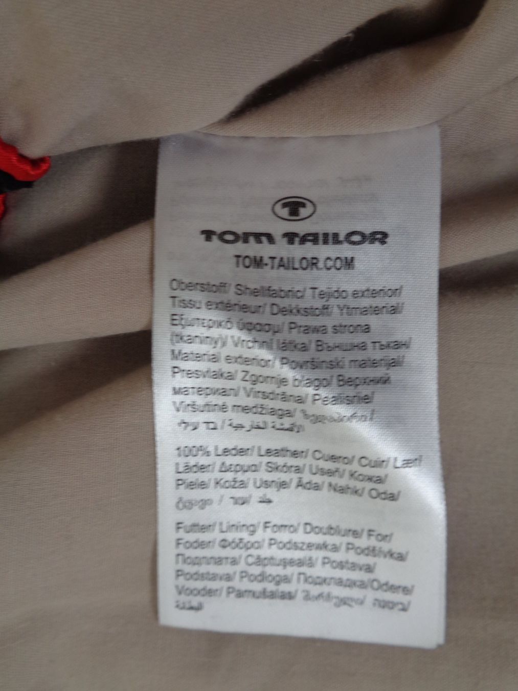 Tom Tailor Jacken: Lederjacke Tom Tailor Grösse 52 - neu ungetragen – Neu (gemäss Beschreibung) aus Chur von omonia 5