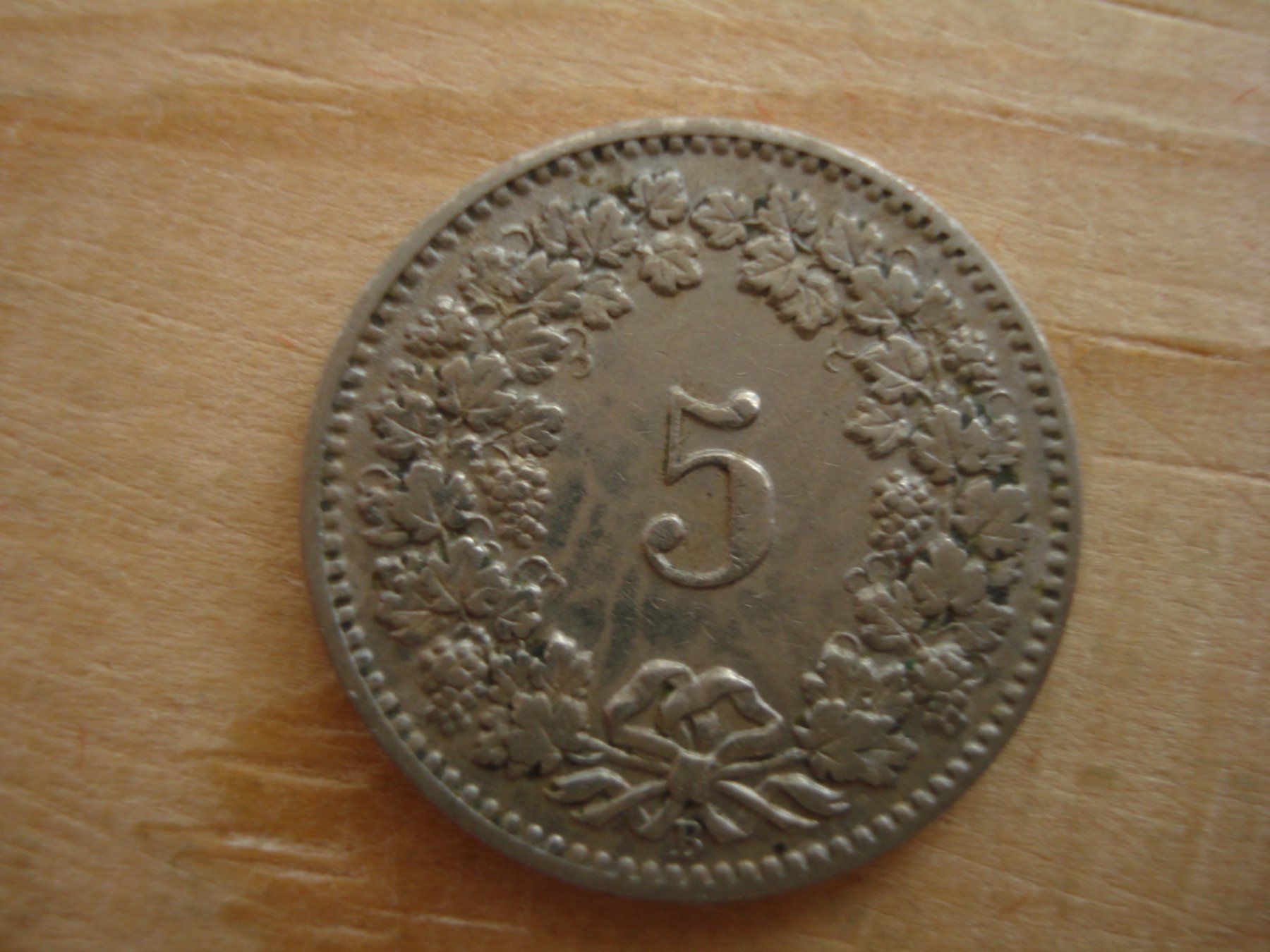 Alle Münzen: (S1) 5 Rappen 1906 – Gebraucht aus Erlach von Net-Coins 1