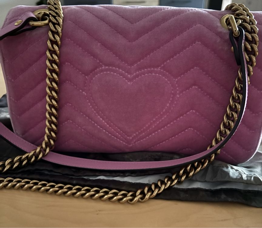 Gucci marmont hot sale samt mini